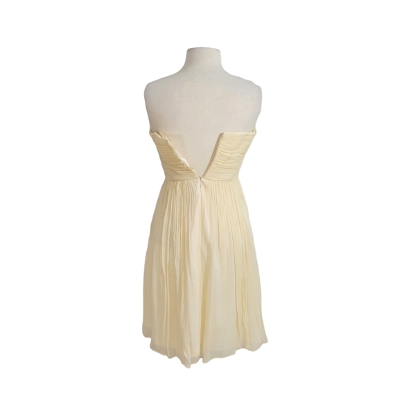 J. Crew Marbella Champagne Strapless Dress - Picture 5 of 9